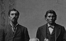 Vincent Cournoyer and Vincent Roy Jr. c. 1880 (Charles Bell, Washington:  Collections of the Smithsonian Institution)