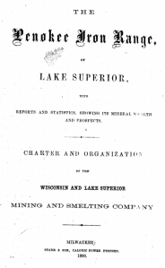 The Penoka Iron Range of Lake Superior