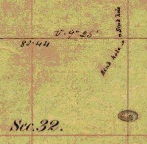 Detail of sink holes (T49N R5W).