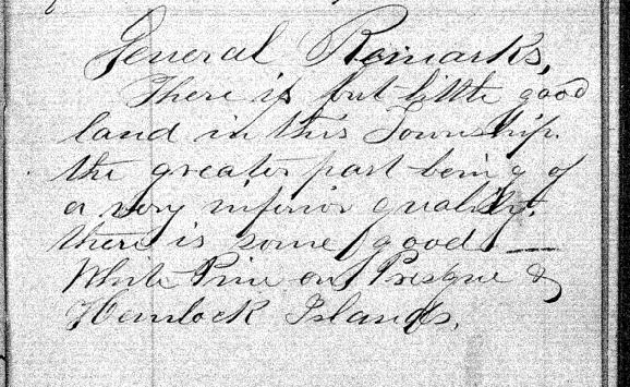 T52N R2W general remarks