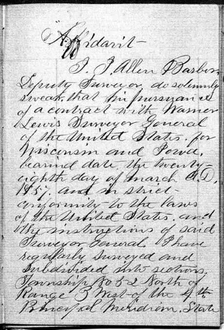 T52N R3W affidavit 1