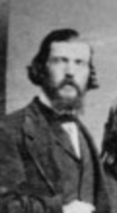 Detail of Benjamin Armstrong from a photograph by Matthew Brady (Minnesota Historical Society)