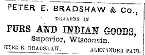 ~ Superior Chronicle, July 7th, 1860.