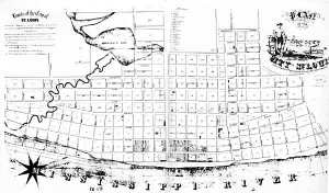 "St. Louis Map circa 1845" ~ CampbellHouseMuseum.org