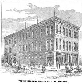 Vaughn Memorial Library ~ The Northwest Magazine, October 1890, page 18.